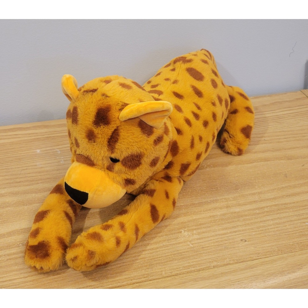 Target Pillowfort Cheetah Throw Pillow Plush 21in Stuffed Animal Leopard Orange